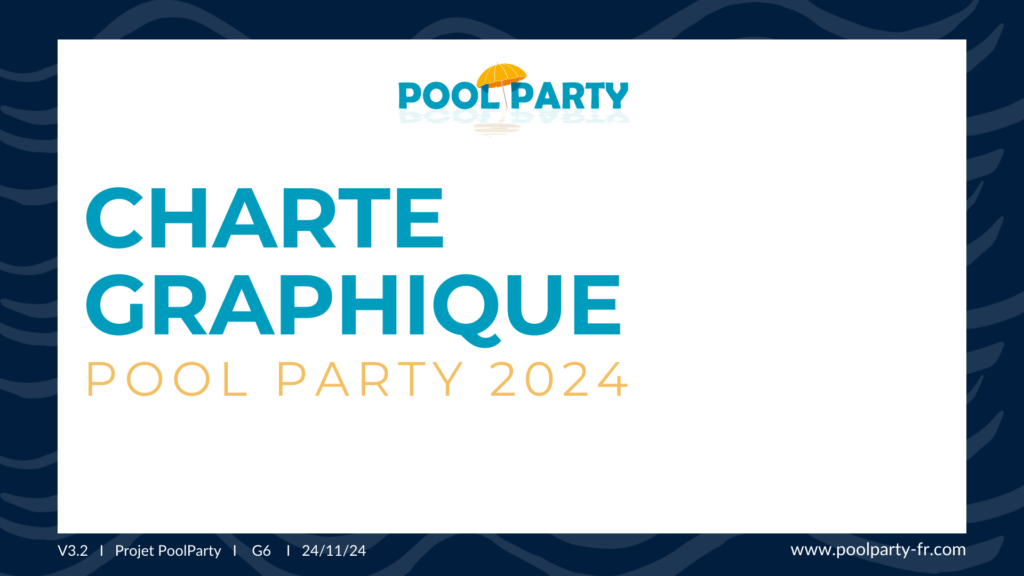 Charte graphique pool party